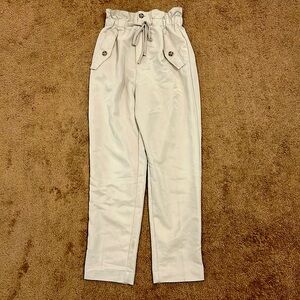 Wonderfully soft pants from H&M. With drawstring so sizing is adjustable.